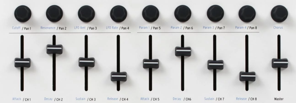 knobs and faders